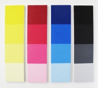  PCT 3, huile sur toile - 4x 96 x 24 cm, 2012