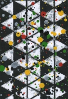 No ground, 2013 - acryl sur papier imprimé, 4 ex.